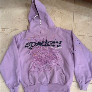 Purple Graphic Hoodie